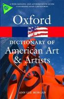 Book Cover for Oxford Dictionary of American Art and Artists by Anne Lee Morgan