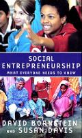 Book Cover for Social Entrepreneurship by David Bornstein, Susan Davis