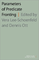 Book Cover for Parameters of Predicate Fronting by Vera (Associate Professor of Linguistics, Associate Professor of Linguistics, University of Georgia) Lee-Schoenfeld