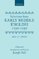 Book Cover for Selections from Early Middle English 1130-1250 by Joseph Hall