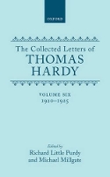 Book Cover for The Collected Letters of Thomas Hardy: Volume 6: 1920-1925 by Thomas Hardy