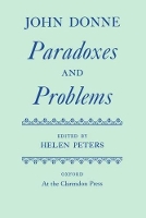 Book Cover for Paradoxes and Problems by John Donne