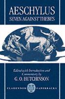 Book Cover for The Seven Against Thebes by Aeschylus