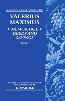 Book Cover for Valerius Maximus' Memorable Deeds and Sayings Book 1 by Valerius Maximus