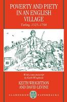 Book Cover for Poverty and Piety in an English Village by Keith Reader in Social History Fellow, and Director of Studies in History, Reader in Social History Fellow, and D Wrightson