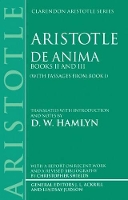 Book Cover for De Anima by Aristotle, Christopher Professor of Philosophy, Professor of Philosophy, University of Colorado, Boulder Shields