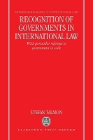 Book Cover for Recognition of Governments in International Law by Stefan Talmon