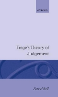 Book Cover for Frege's Theory of Judgment by David Bell