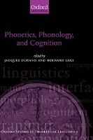 Book Cover for Phonetics, Phonology, and Cognition by Jacques , Professor of Linguistics, University of ToulouseLe Mirail Durand