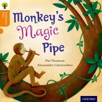 Book Cover for Monkey's Magic Pipe by Pat Thomson, Alessandra Cimatoribus