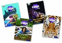 Book Cover for Project X CODE Extra: Green Book Band, Oxford Level 5: Jungle Trail and Shark Dive, Mixed Pack of 4 by Janice Pimm, Jillian Powell, Kate Scott