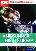 Book Cover for RSC School Shakespeare: A Midsummer Night's Dream by 