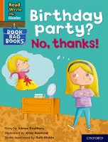 Book Cover for Read Write Inc. Phonics: Birthday party? No, thanks! (Orange Set 4 Book Bag Book 10) by Adrian Bradbury