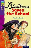 Book Cover for Blackbones Saves the School by Alan MacDonald