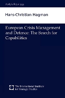 Book Cover for European Crisis Management and Defence by HansChristian Hagman