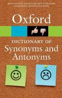 Book Cover for The Oxford Dictionary of Synonyms and Antonyms by Oxford Languages