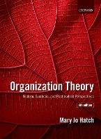 Book Cover for Organization Theory by Mary Jo Hatch