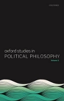 Book Cover for Oxford Studies in Political Philosophy, Volume 2 by David (Syracuse University) Sobel