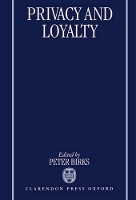 Book Cover for Privacy and Loyalty by Peter Birks