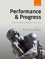 Book Cover for Performance and Progress by Subramanian (Professor of Strategy and Management and The Abu Dhabi Crown Prince Court Endowed Chair in Societal Progre Rangan