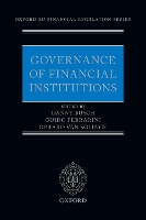 Book Cover for Governance of Financial Institutions by Danny (Professor of Financial Law, Radboud University, Nijmegen) Busch