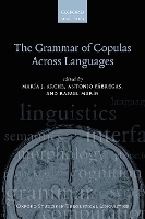 Book Cover for The Grammar of Copulas Across Languages by María J Associate Professor of Linguistics  Spanish, Senior Lecturer in Linguistics and Spanish, University of Greenw Arche