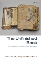 Book Cover for The Unfinished Book by Alexandra Professor of English and Medieval Studies, Professor of English and Medieval Studies, University of Toron Gillespie
