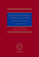 Book Cover for Company Meetings and Resolutions by Leslie, QC (University of Cambridge) Kosmin, Catherine (Erskine Chambers) Roberts