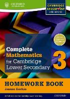 Book Cover for Complete Mathematics for Cambridge Lower Secondary Homework Book 3 (First Edition) - Pack of 15 by Joanne Hockin