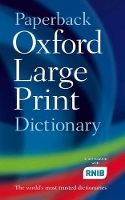 Book Cover for Paperback Oxford Large Print Dictionary by Oxford Languages