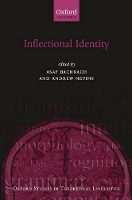 Book Cover for Inflectional Identity by Asaf Massachusetts Institute of Technology Bachrach