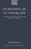 Book Cover for Durandus of St Pourcain by Isabel Junior Research Fellow in Theology, St Johns College, Oxford Iribarren