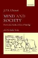 Book Cover for Mind and Society by J.P.S. (Former Professor, Former Professor, Department of Sociology, Delhi School of Economics, University of Delhi) Uberoi