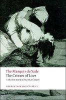 Book Cover for The Crimes of Love by Marquis de Sade