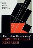 Book Cover for The Oxford Handbook of Empirical Legal Research by Peter (Professor of Law, Australian National University) Cane