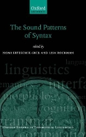 Book Cover for The Sound Patterns of Syntax by Nomi , BenGurion University ErteschikShir