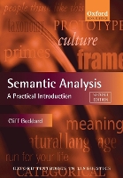 Book Cover for Semantic Analysis by Cliff Goddard