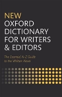 Book Cover for New Oxford Dictionary for Writers and Editors by Oxford Languages