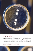 Book Cover for A Dictionary of Modern English Usage by H. W. Fowler