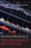 Book Cover for The Oxford Handbook of the Sociology of Finance by Karin (Professor of Sociology, University of Chicago) Knorr Cetina