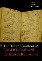 Book Cover for The Oxford Handbook of English Law and Literature, 1500-1700 by Lorna (Merton Professor of English Literature, University of Oxford) Hutson