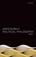 Book Cover for Oxford Studies in Political Philosophy, Volume 1 by David (Syracuse University) Sobel