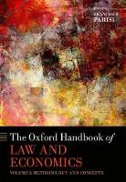 Book Cover for The Oxford Handbook of Law and Economics by Francesco (Oppenheimer Wolff and Donnelly Professor of Law , University of Minnesota Law School and Distinguished Profe Parisi