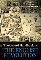 Book Cover for The Oxford Handbook of the English Revolution by Michael J. (Professor of History, Professor of History, University of Sheffield) Braddick