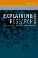 Book Cover for Explaining Research by Dennis (Freelance Writer and Research Communication Consultant, Freelance Writer and Research Communication Consultan Meredith