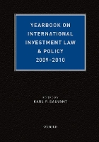 Book Cover for Yearbook on International Investment Law & Policy 2009-2010 by Karl (Resident Senior Fellow and Founding Executive Director of the Vale Columbia Center on Sustainable International  Sauvant