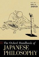 Book Cover for The Oxford Handbook of Japanese Philosophy by Bret W. (, Loyola University Maryland) Davis