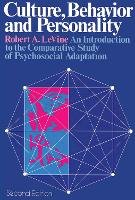 Book Cover for Culture, Behavior, and Personality by Robert LeVine