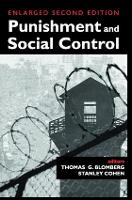 Book Cover for Punishment and Social Control by Stanley Cohen