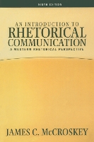 Book Cover for Introduction to Rhetorical Communication by James C Mccroskey